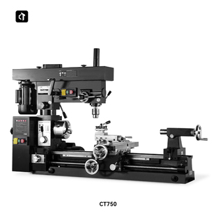 CT750多功能车床钻铣床车钻铣三合一机床台式 车床台钻铣床