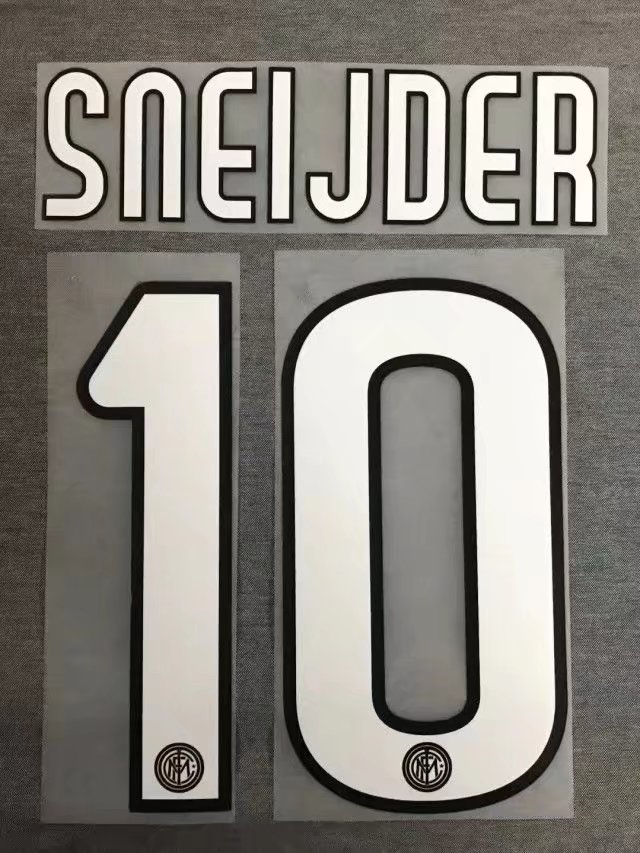 复古印字10号斯内德 印号#10 SNEIJDER Nameset 定制印号热转印足