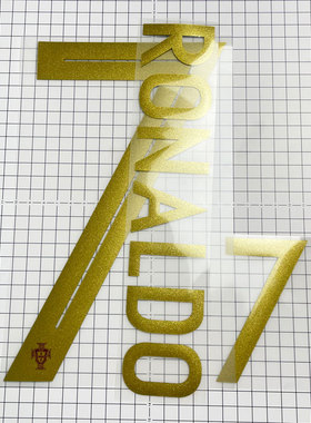 2018葡萄牙7号C罗印字原装复刻#7 RONALDO Nameset