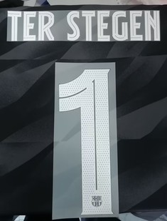 2023巴萨门将1号特尔施特根印字#1 TER STEGEN印号热转印烫画