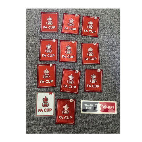 新款英格兰足总杯FA CUP臂章1234568121314次卫冕臂章热转印烫画