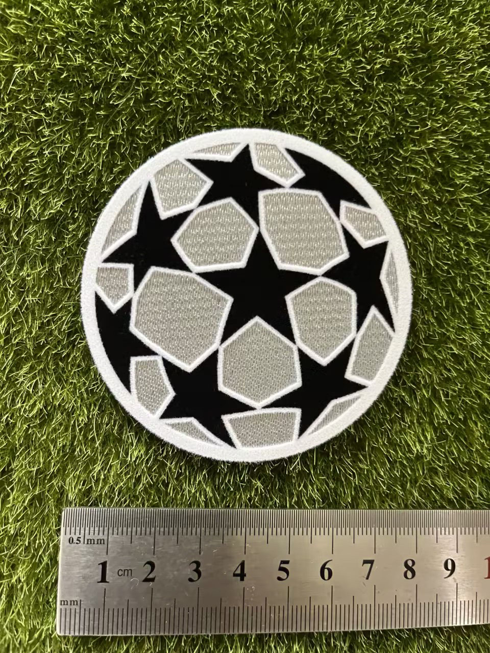 2000-2001银色欧冠球皇马巴萨巴黎曼联阿森纳切尔西欧冠臂章定制