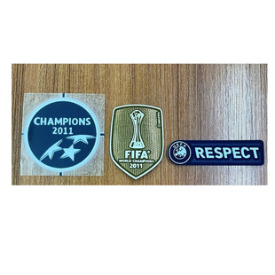 2011巴萨欧冠臂章2011世俱杯金盾10号梅西苏亚雷斯内马尔足球徽章