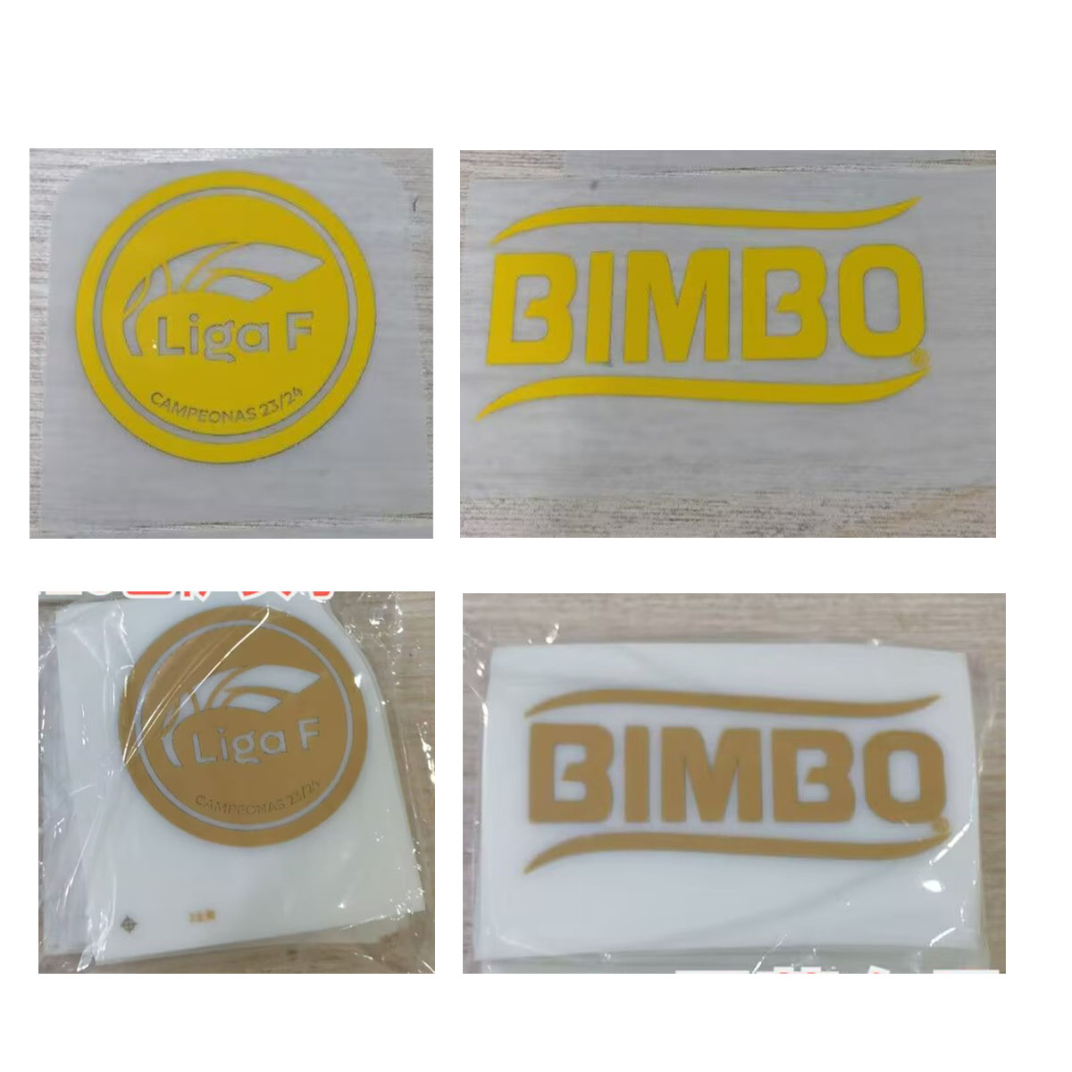 242526巴萨女足手臂赞助BIMBO热转印广告定制足球印字印号