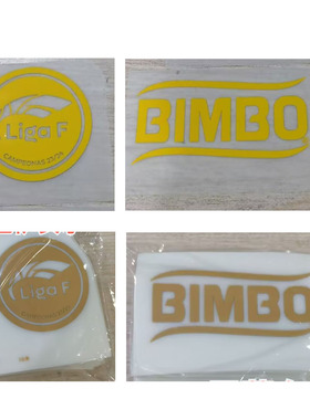 242526巴萨女足手臂赞助BIMBO热转印广告定制足球印字印号