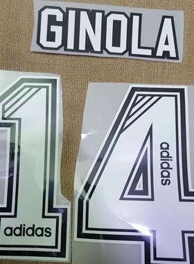 1995-1997纽卡斯尔14号吉诺拉印号#14 GINOLA Nameset热转印