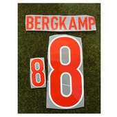 1998 2000荷兰印号8号博格坎普印字定制足球热转印烫画