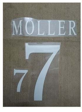 1996德国7号穆勒印字植绒印号#7 MOLLER Nameset