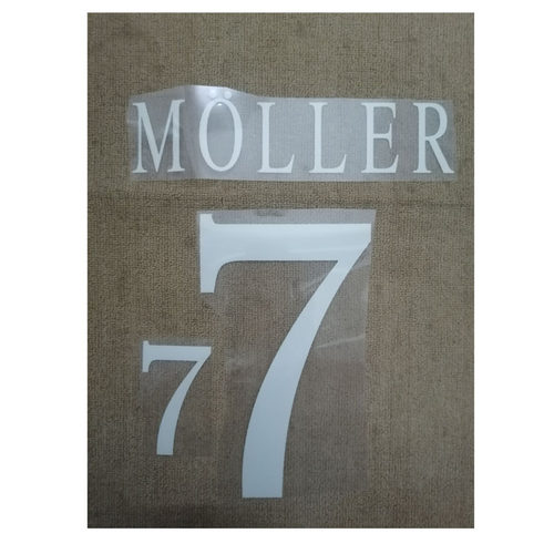 1996德国7号穆勒印字植绒印号#7 MOLLER Nameset