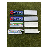 欧冠公平条臂章公平竞赛徽章Respect Patch热转印植绒足球臂章