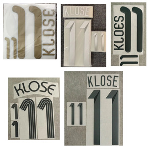 德国11号克洛泽印字印号#11 KLOSE Nameset Printing热转印烫画
