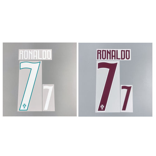 2026世界杯葡萄牙7号C罗印字实心#7 RONALDO Nameset热转印印号