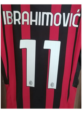 2122AC米兰11号伊布印号#11 IBRAHIMOVIC Nameset