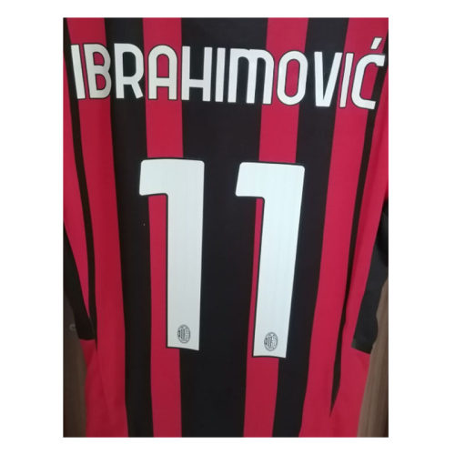 2122AC米兰11号伊布印号#11 IBRAHIMOVIC Nameset