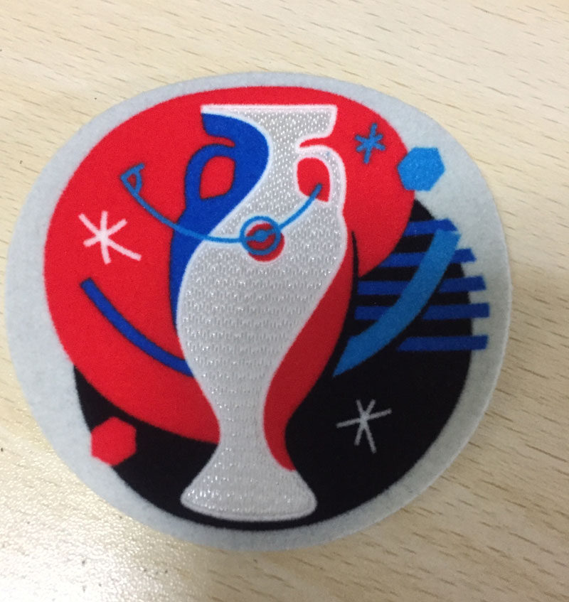 2016法国欧洲杯臂章西班牙葡萄牙英格兰植绒足球比赛臂章