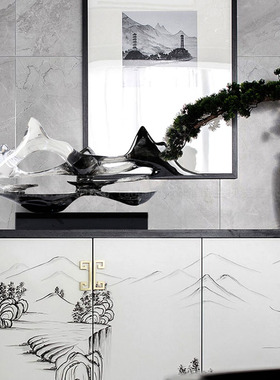 新中式艺术风会客室摆件装饰品