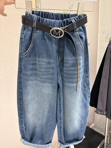 咪达牛仔裤110-150春秋