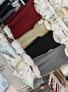 遇见72126棉加磨毛秋冬背心加肥加大