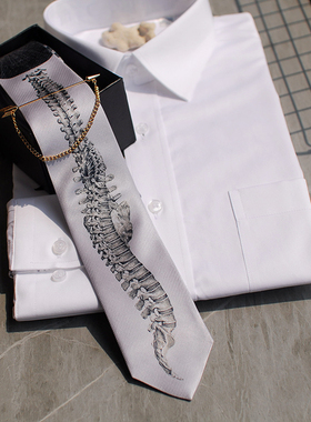 MERLIN特定款美丽骨骼系列领带结婚主持煲呔西欧聚会PARTY礼物