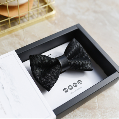 真皮手工领结bowtie优惠欧美时尚