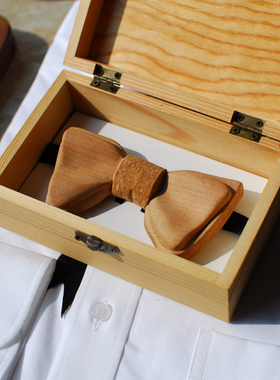 merlin原木设计师款独特西欧领结