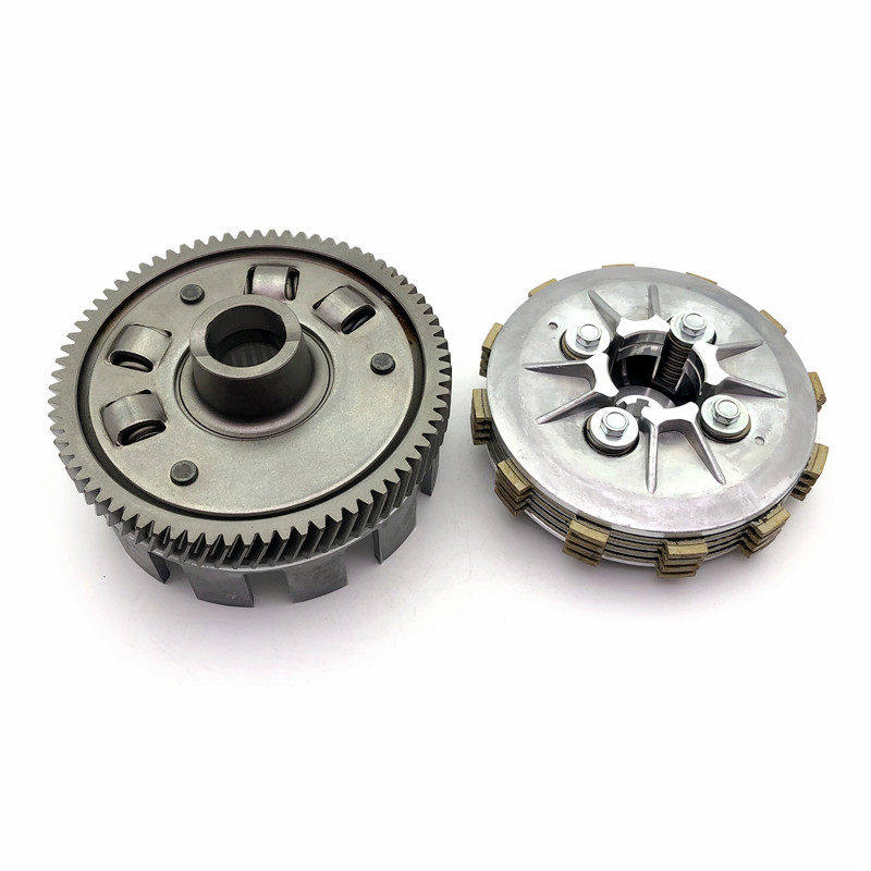 适用轻骑铃木骏驰GT125离合器大鼓小鼓总成 QS125-5A/5C离合器片