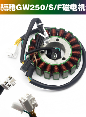 适用铃木骊驰GW250 GW250S GS250F摩托车国四电喷磁电机线圈 定子