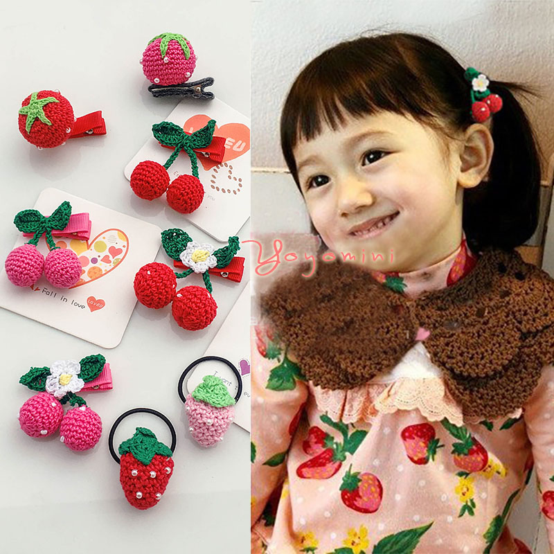 韩国手工可爱风女宝宝儿童发夹