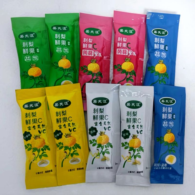 果夫派刺梨柠檬味果冻鲜果c小吃