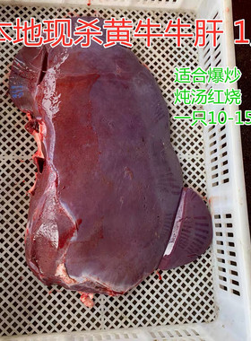 生牛肝500g新鲜速冻生牛肝牛杂牛下水内脏
