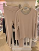 tutuanna25秋冬新款 背心 女士保暖纯色绵羊毛蚕丝无痕秋衣秋裤