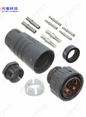 AHDP06-24-91S-BS1-K06M《CONN PLUG FMALE 9P NICKEL CRIMP》