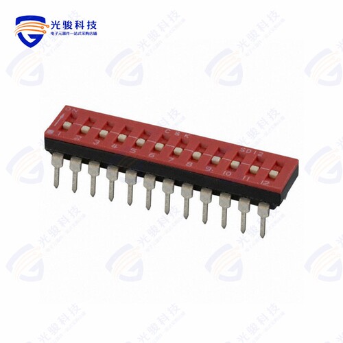 SD12H0B 《SWITCH SLIDE DIP SPST 100MA 25V》