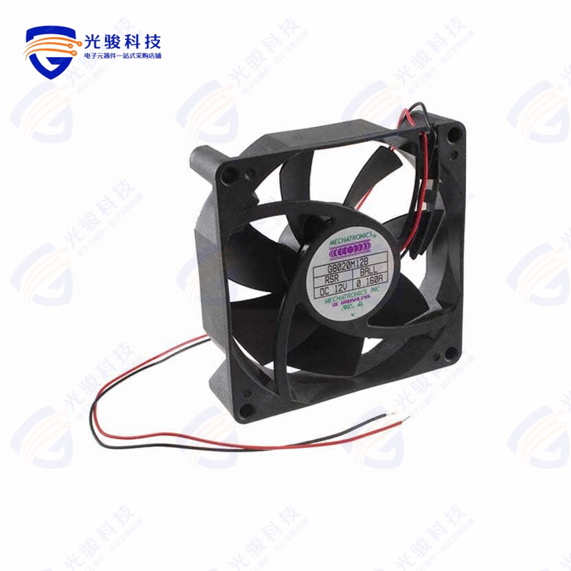 G8020M12B-RSR《FAN AXIAL 80X20.8MM 12VDC WIRE》