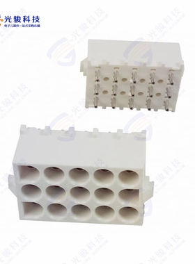 350830-1《CONN HDR 15POS 0.25 TIN PCB》