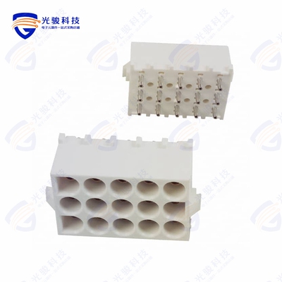 350738-1《CONN HEADER VERT 15POS 6.35MM》