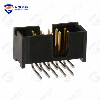 5103310-1《CONN HEADER R/A 10POS 2.54MM》