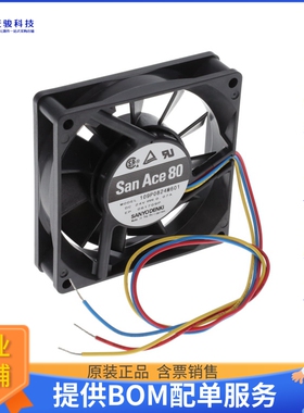 无刷直流风扇109P0824M601【FAN AXIAL 80X20MM 24VDC WIRE】