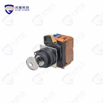 A22NK-2BM-01AA-G101 《SWITCH KEYLCK 2POS DPST 10A 120V》