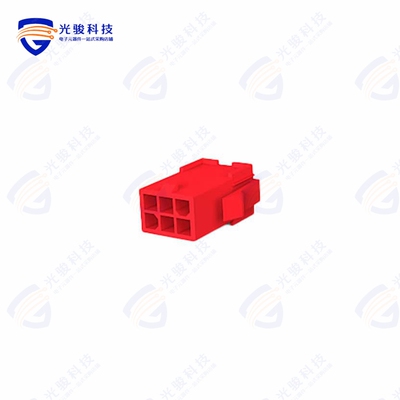 1-172331-2《CONN CAP 6POS MINI-U-MNL RED》