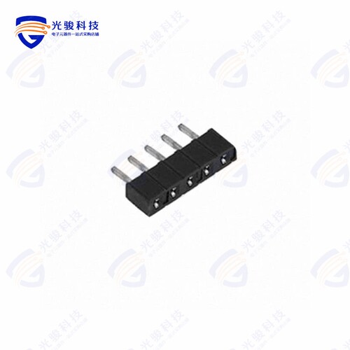 929870-01-05-RA《CONN RCPT 5POS 0.1 GOLD PCB》