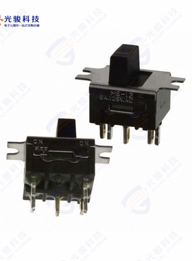 MS12LFW01E 《SWITCH SLIDE SPDT 6A 125V》