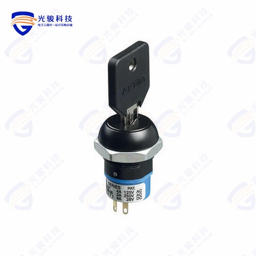 LK6HGB126M3 《SWITCH KEYLOCK 3POS DP3T 4A 125V》