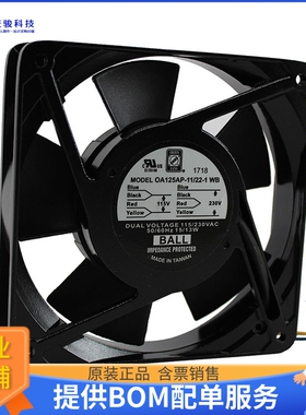 AC风扇OA125AP-11/22-1WB【FAN AXL 119.5X26.2MM 115/230VAC】