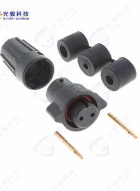 W6280-2SG-P-3DC《CONN PLUG FMALE 2POS GOLD CRIMP》