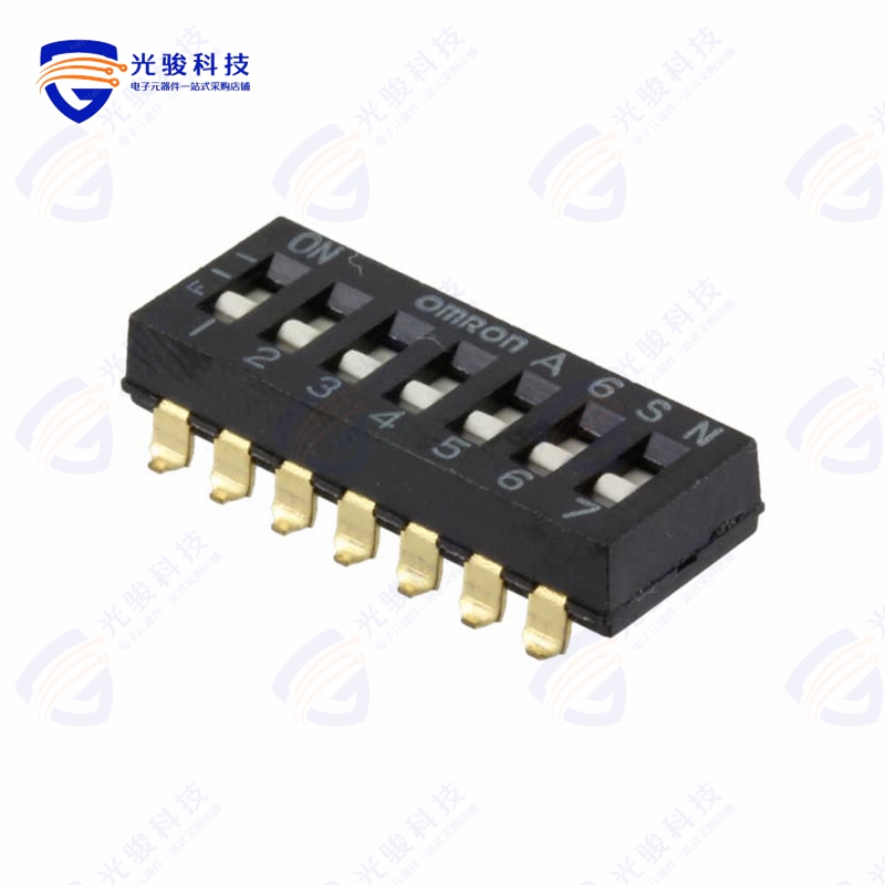 A6SN-7101-P 《SWITCH SLIDE DIP SPST 25MA 24V》