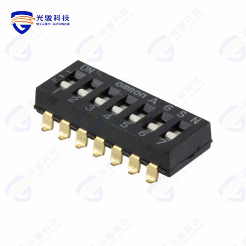 A6SN-7101-P 《SWITCH SLIDE DIP SPST 25MA 24V》