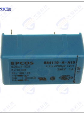 B84110A0000A010 滤波器LINE FILTER 250VAC/VDC 1A TH