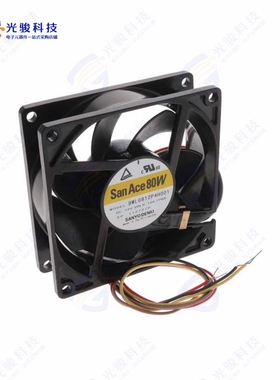 9WL0812P4H001《FAN 80X25MM 12VDC IP68 RBLS TACH》
