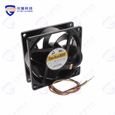 9WL0812P4H001《FAN 80X25MM 12VDC IP68 RBLS TACH》